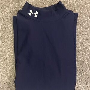 Under Armour Dark Blue High-Neck Top